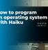 Imparare a programmare un sistema operativo con Haiku